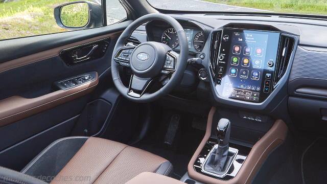 Detalle interior del Subaru Forester