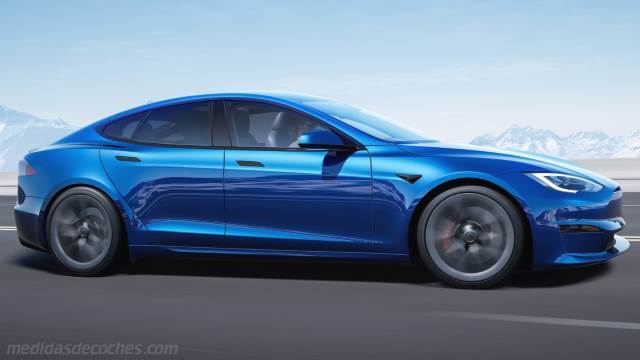 Detalle exterior del Tesla Model S