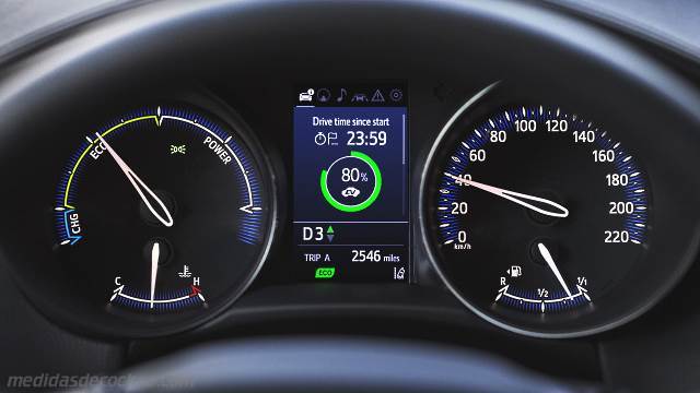 Detalle interior del Toyota C-HR