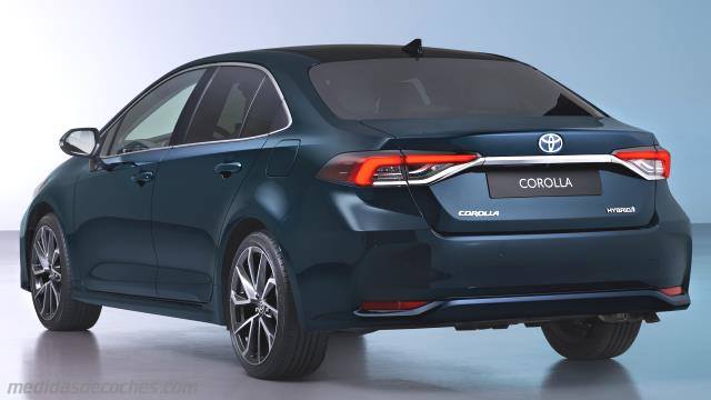 Exterior del Toyota Corolla Sedán