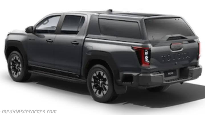 Detalle interior del Toyota Hilux