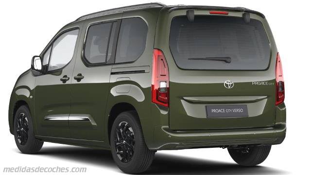 Exterior del Toyota Proace City Verso Media