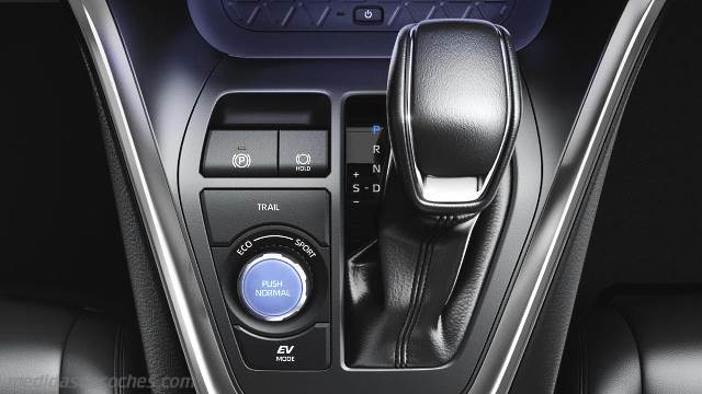 Detalle interior del Toyota RAV4