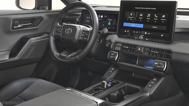 Detalle interior del Toyota RAV4