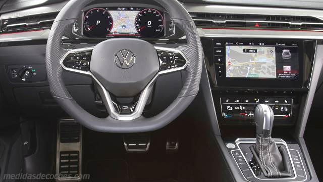 Detalle interior del Volkswagen Arteon