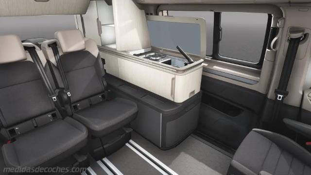 Detalle interior del Volkswagen California