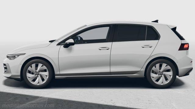 Detalle exterior del Volkswagen Golf