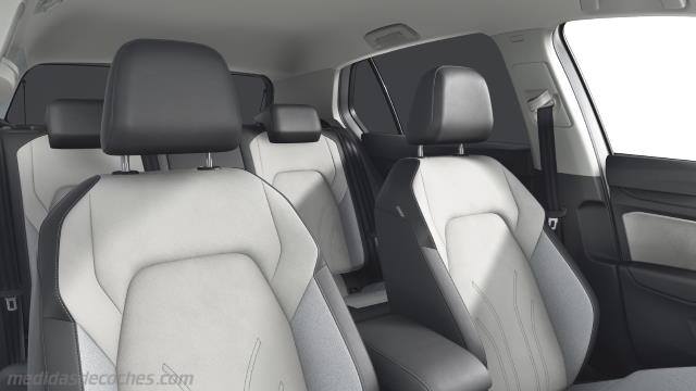 Detalle interior del Volkswagen Golf