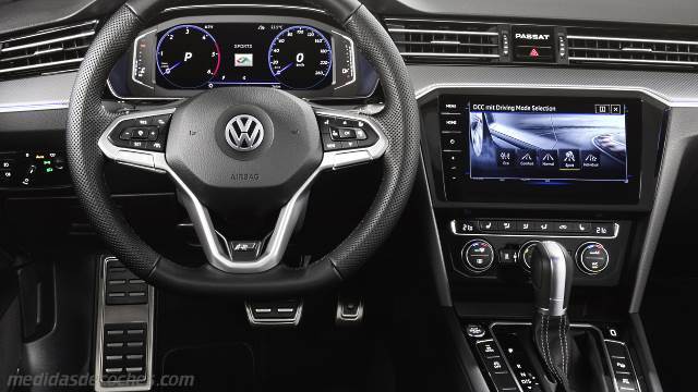 Detalle interior del Volkswagen Passat