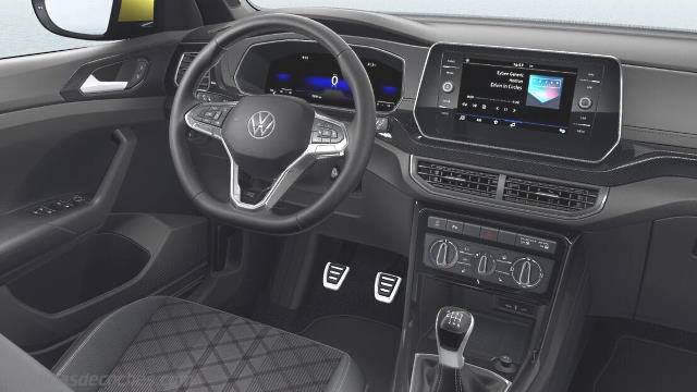 Detalle interior del Volkswagen T-Cross
