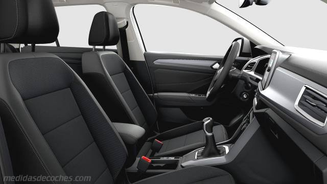 Detalle interior del Volkswagen T-Roc