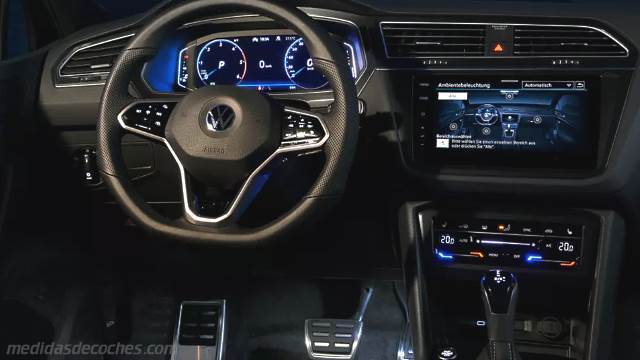 Detalle interior del Volkswagen Tiguan