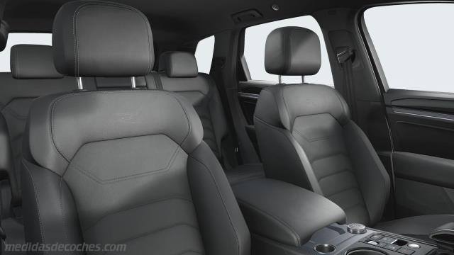 Detalle interior del Volkswagen Touareg