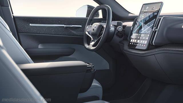 Detalle interior del Volvo EX30