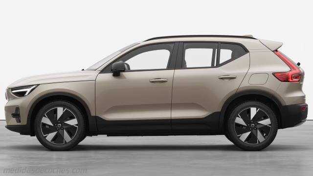 Detalle exterior del Volvo EX40