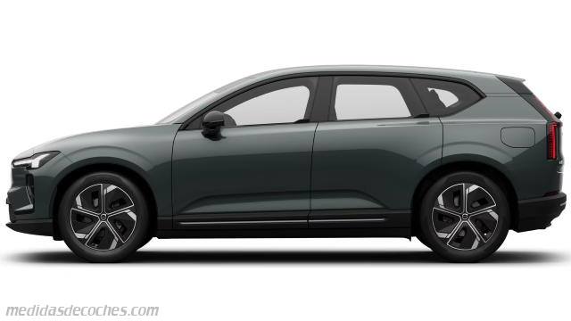Detalle exterior del Volvo EX60
