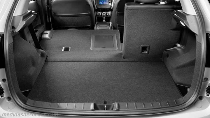 Medidas Citroen C4  Aircross 2012 maletero e interior