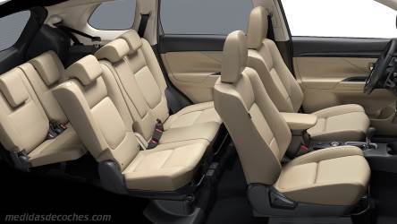 Interior Mitsubishi Outlander 2016