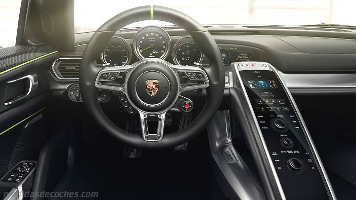 Salpicadero Porsche 918 Spyder 2013