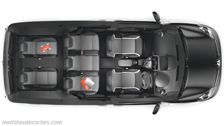 Medidas Renault Grand Kangoo 2013 maletero e interior