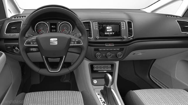 Medidas SEAT Alhambra】Longitud, altura y maletero