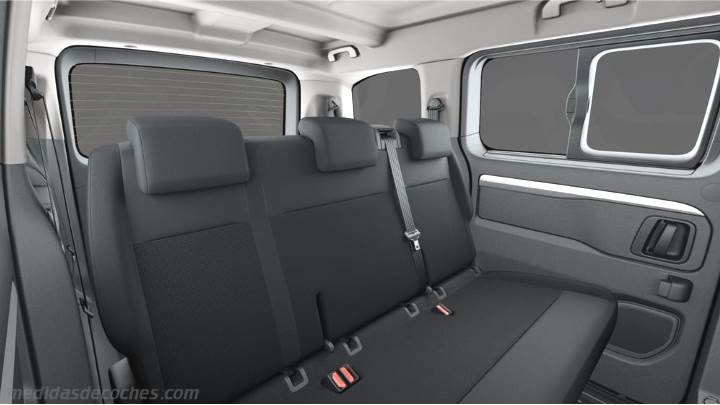 Medidas Toyota Proace Verso Compact 2016, maletero e interior