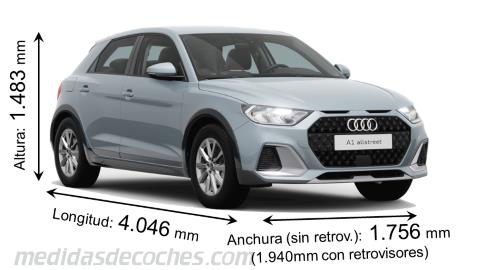 Audi A1 allstreet tamaño
