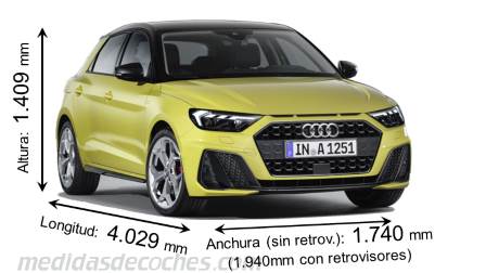 Medidas Y Dimensiones De Coches Marca Audi