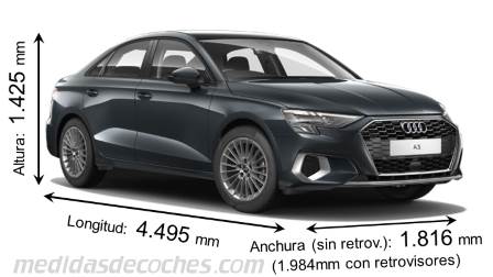 Medidas Audi A3 Sedan 2020