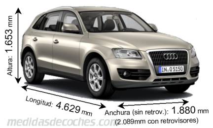 Medidas Audi Q5 2009