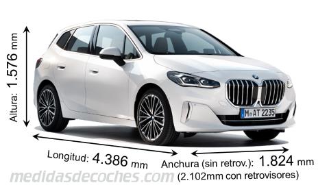 BMW Serie 2 Active Tourer tamaño