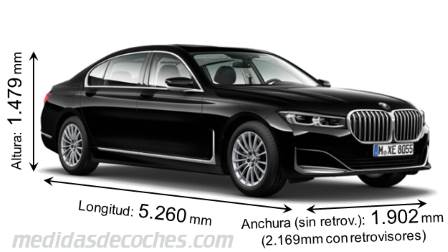 Medidas de BMW Serie 7 L