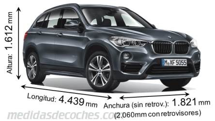 Tamaño del BMW X1 2015