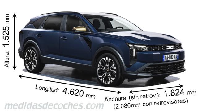 Dimensiones Dacia Striker