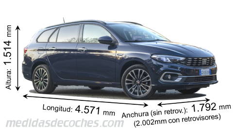 Medidas de Nuevo Fiat Tipo SW 2021