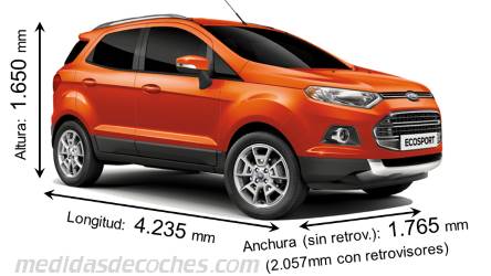 Medidas Ford EcoSport 2014