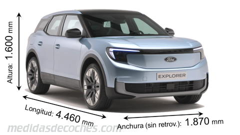 Ford Explorer tamaño