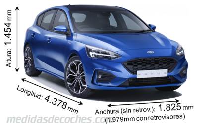 Medidas Ford Focus 2018 Maletero E Interior