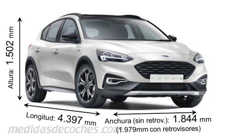 Medidas Ford Focus Active 2019