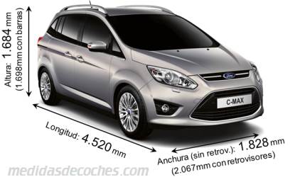 Medidas Ford Grand C-MAX 2011