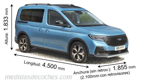 Ford Tourneo Connect dimensiones