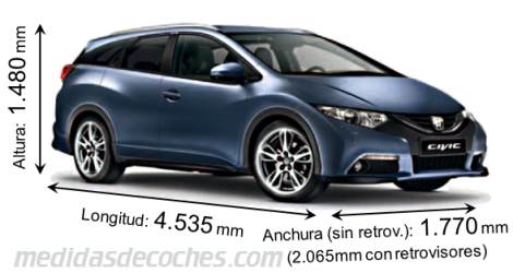 Medidas Honda Civic Tourer 2013