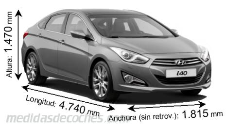 Medidas Hyundai i40 2011