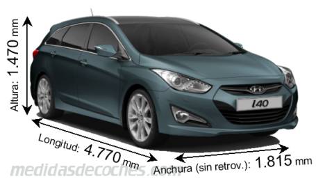 Medidas Hyundai i40 Cw 2011