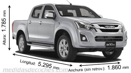 Medidas Isuzu D-MAX 2017