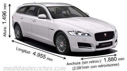 Medidas Jaguar XF Sportbrake 2017