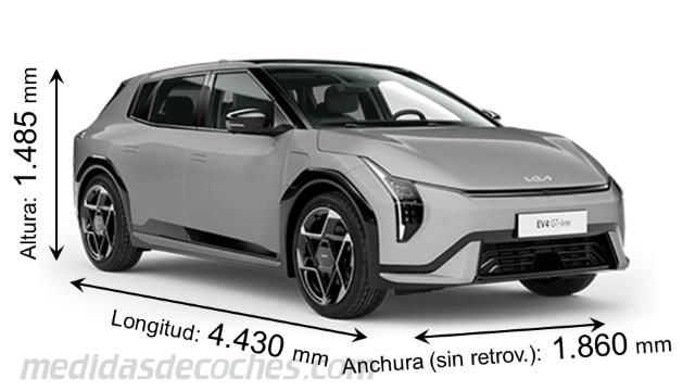 Kia EV4 Hatchback tamaño