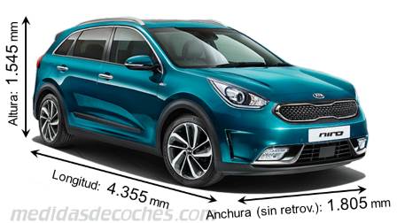 Medidas Kia Niro 2017