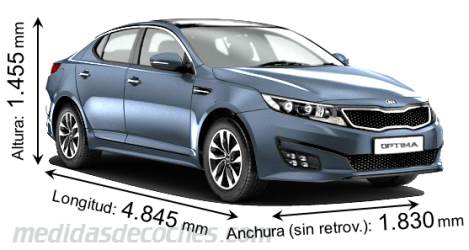 Medidas Kia Optima 2014