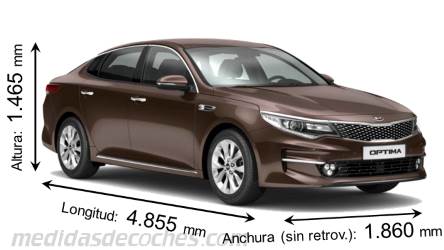 Medidas Kia Optima 2016